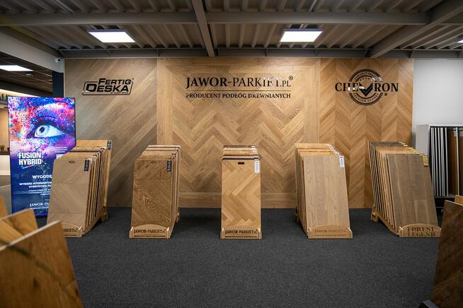 Jawor-Parkiet FertigDeska Chevron Jodełka Francuska Dąb Alab