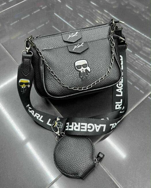 Zestaw torebka z mini portfelem