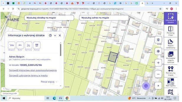 Sprzedam Działkę budowlaną z pięknym widokiem Bolęcin