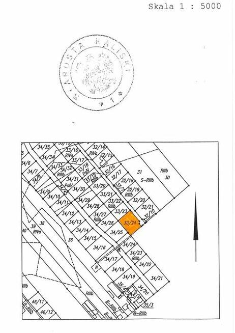 Działka budowlana o pow. 1701m2, Wojciechówka