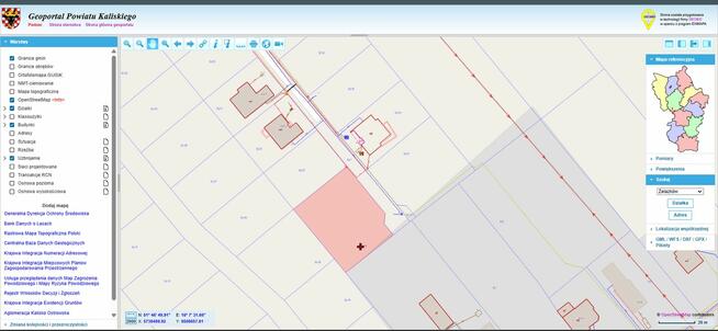 Działka budowlana o pow. 1701m2, Wojciechówka
