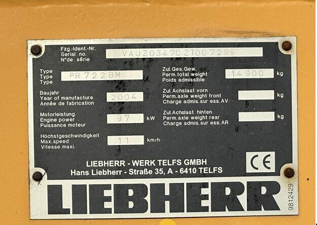 Liebherr PR722BM