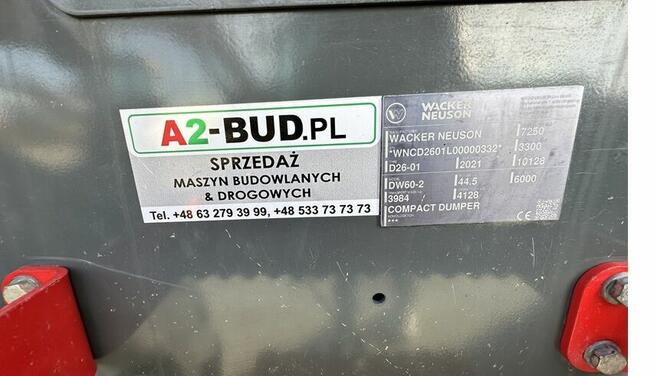 WOZIDŁO BUDOWLANE MARKI WACKER NEUSON DW60-2
