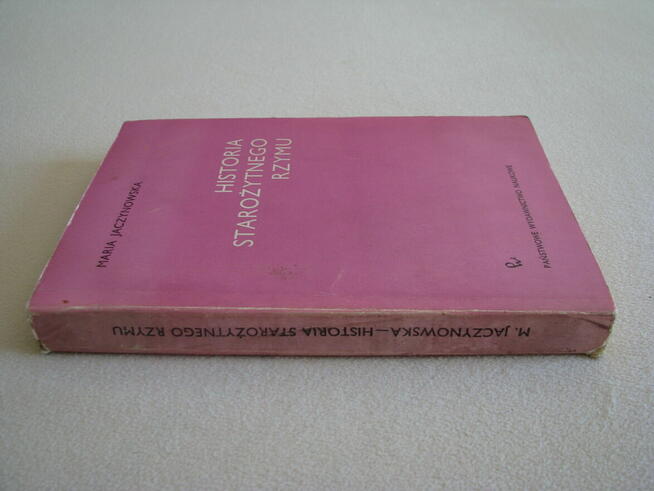 Historia starożytnego Rzymu Maria Jaczynowska