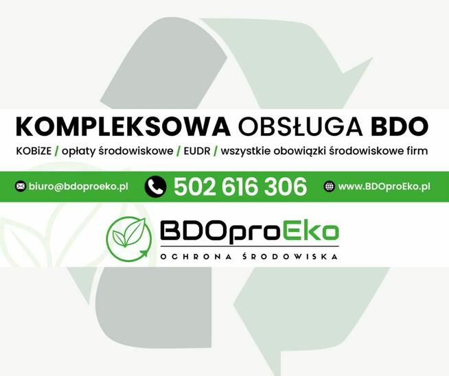 Kompleksowa obsługa BDO, KOBiZE, opłaty środowiskowe – Pomoc