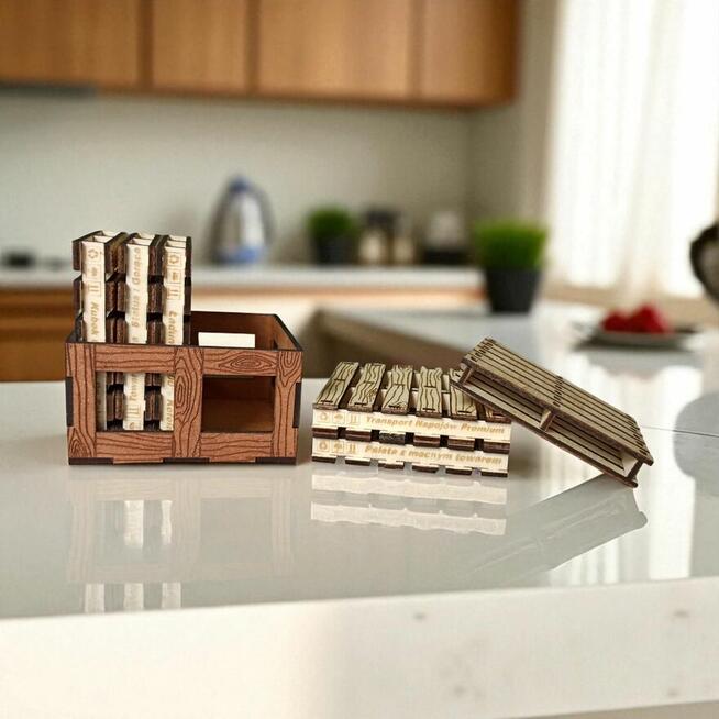 Drewniane Podstawki pod Kubek – Euro Paleta