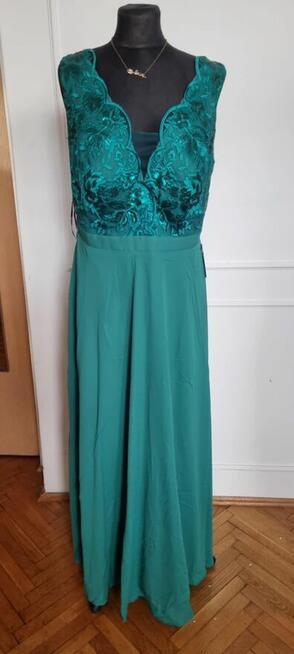 Sprzedam Zieloną sukienkę rozmiar 50-52