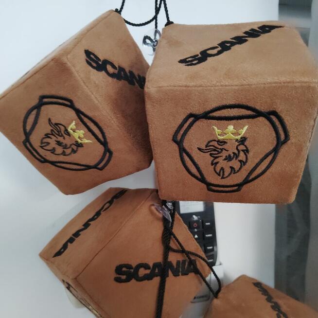 Kostka haftowana zasłony tir