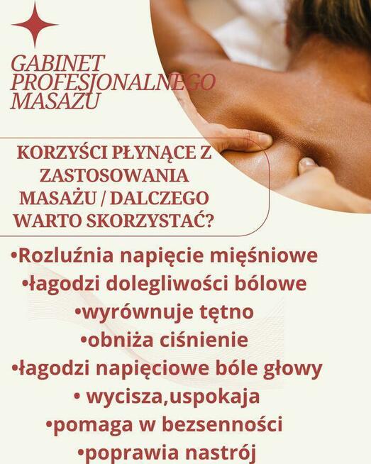Gabinet masażu / przystępne ceny .