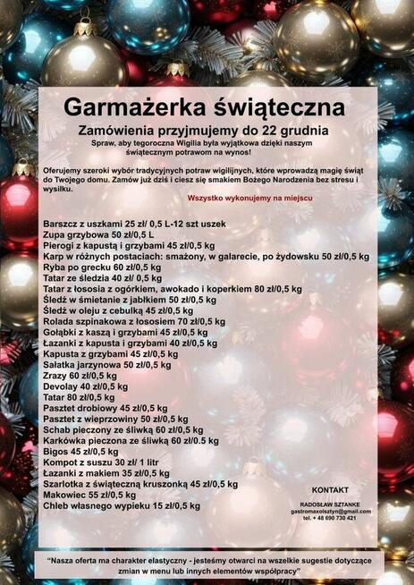 Sala do wynajęcia na Andrzejki 2025 80 m2 1800 zł