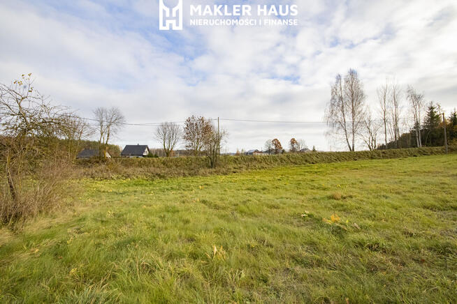 Siedlisko z rozpoczętą budową domu-Przejma Wysoka.