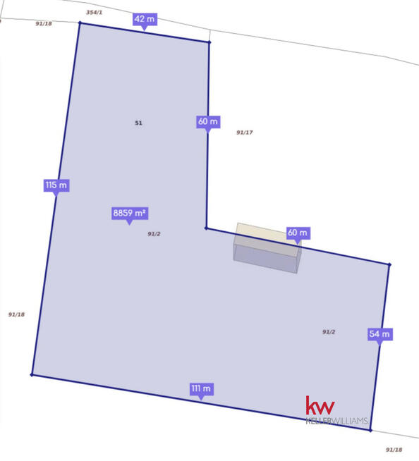 Działka siedliskowa Stara Huta gm. Krośnice,