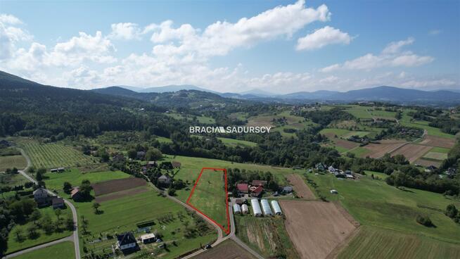 Działka budowlana Szyk gm. Jodłownik