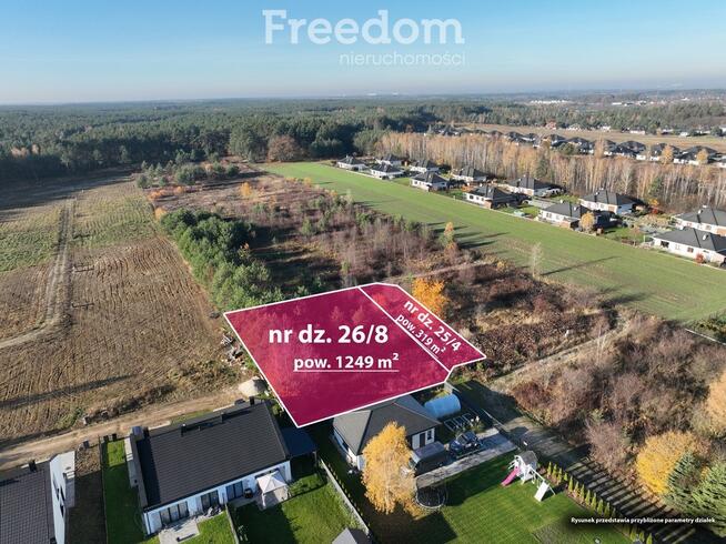 Dwie sąsiadujące działki niedaleko Legionowa