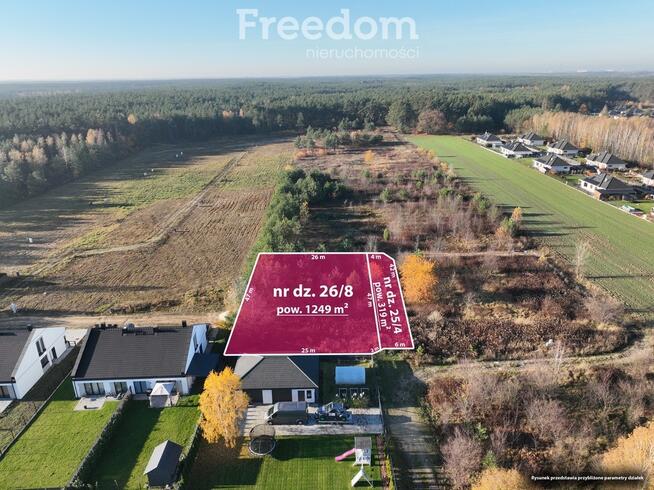 Dwie sąsiadujące działki niedaleko Legionowa