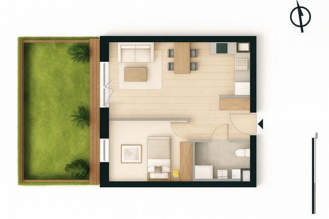 ⭐ 2 pokoje ogródek 25m zakończenie 2025 ⭐