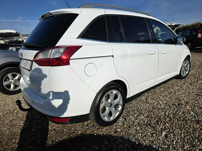 Ford Grand C-MAX 1.6 125ps Benzyna Klimatronic GrzanaSzyba+Fotele 7osobowy Gwarancja