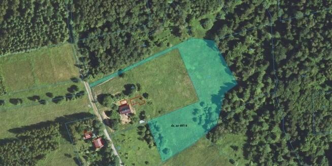 Działka rekreacyjna/rolna 81a (8100m2) Glinik Górny