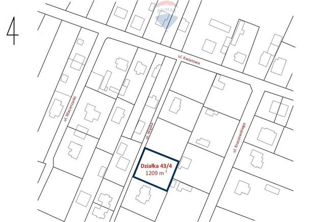 Działka 1209m2 (udział 1/2), Milanówek