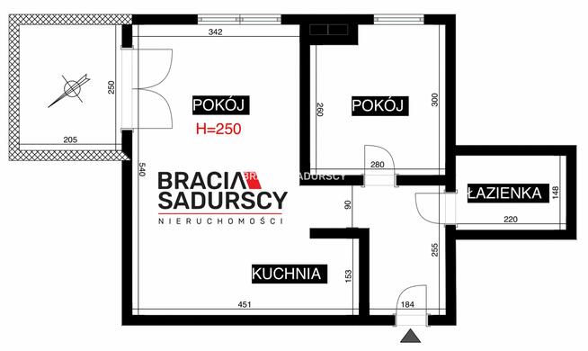 Mieszkanie Kraków Dębniki, Kliny, Borkowska