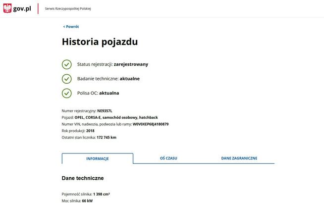 Opel Corsa 1.4 Benzyna Zarejestrowany Ubezpieczony