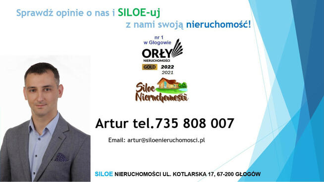 Działka rolna Kuźnica Głogowska gm. Sława,