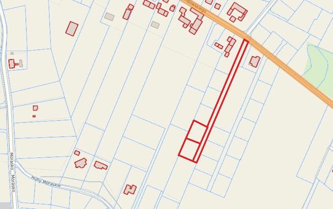 Działka budowlana Poznań gm. Poznań-Stare Miasto Morasko, Baltazara Lewandowskiego