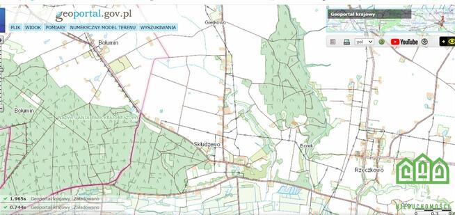 Działka Skudzewo gm. Zławieś Wielka