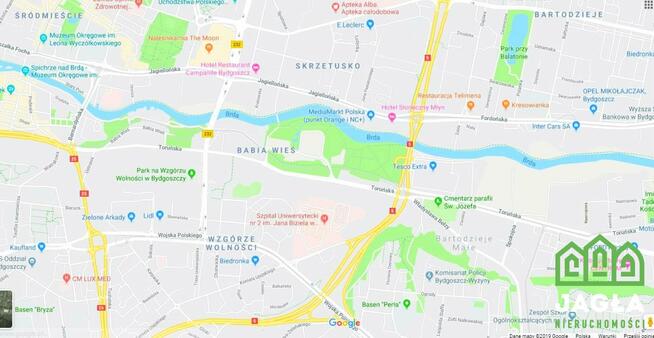 Działka inwestycyjna Bydgoszcz Babia Wieś