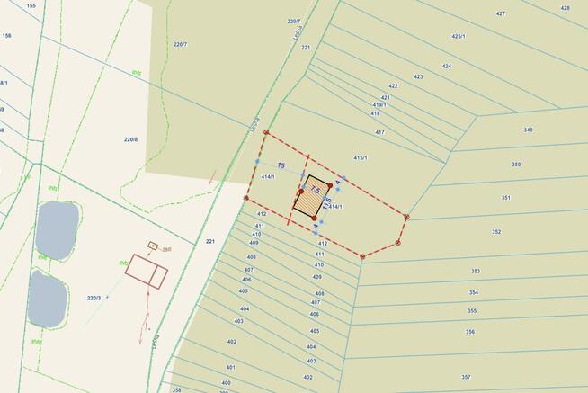 Działka z wejściem do lasu - 40 min do Warszawy