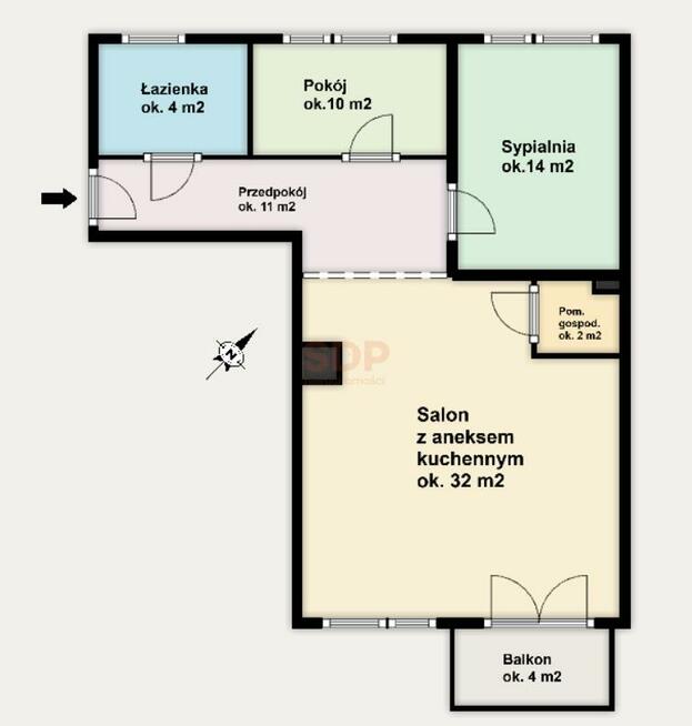 Mieszkanie Wrocław Krzyki, Wojszyce, Grota - Roweckiego Stefana