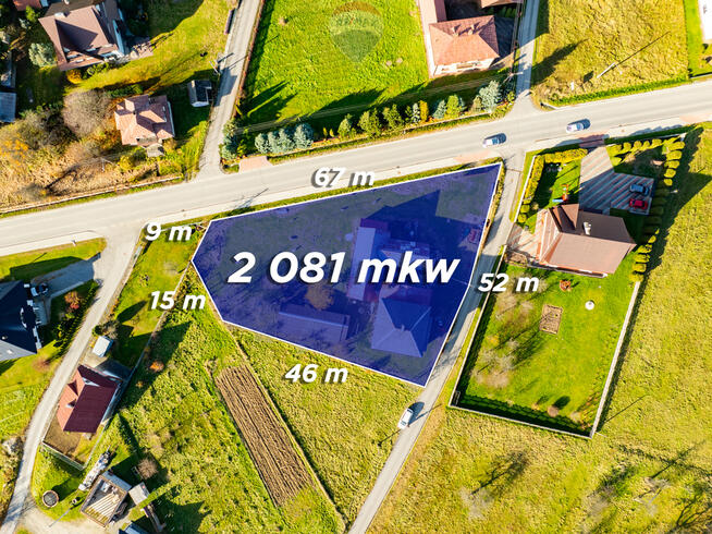 Działka budowlana z domem i budynkami gospodarczym