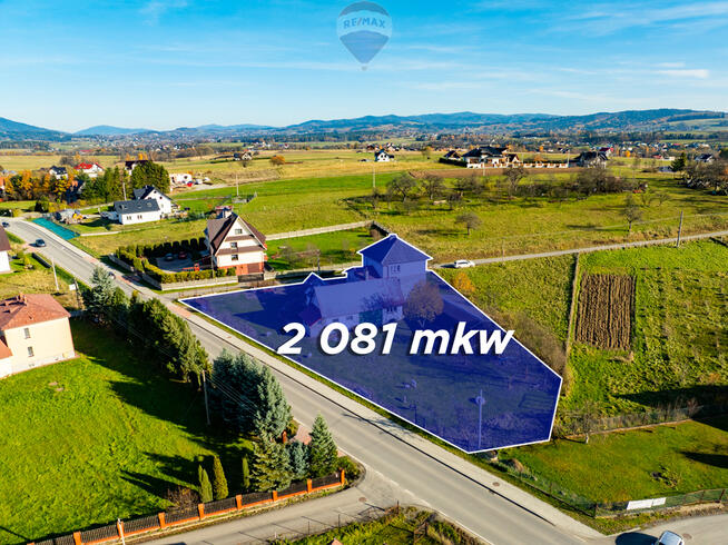 Działka budowlana z domem i budynkami gospodarczym