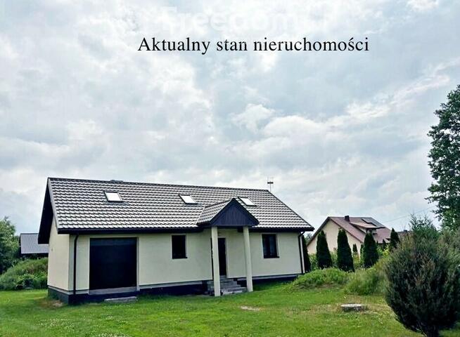 Nowy, parterowy dom + poddasze-na działce 1000 m2