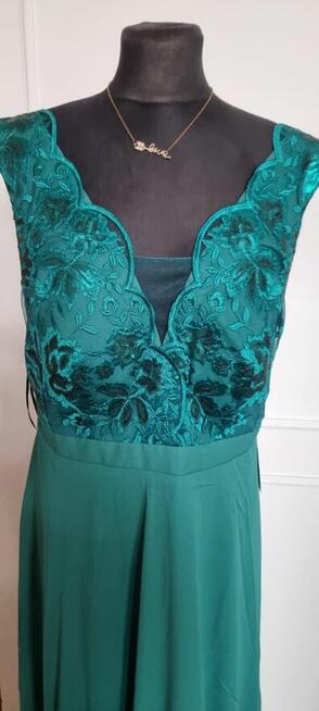 Sprzedam Zieloną sukienkę rozmiar 50-52