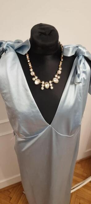 Sprzedam Niebieską sukienkę rozmiar 48