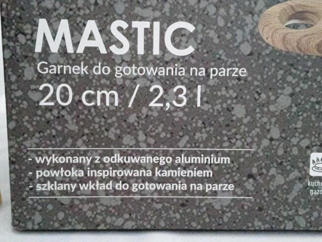 Ambition Mastic 20 cm szklany garnek do gotowania na parze