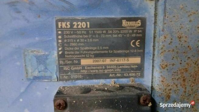 Sprzedam tarczówkę piła tarczowa krajzega Herkules FKS 2201
