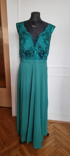 Sprzedam Zieloną sukienkę rozmiar 50-52