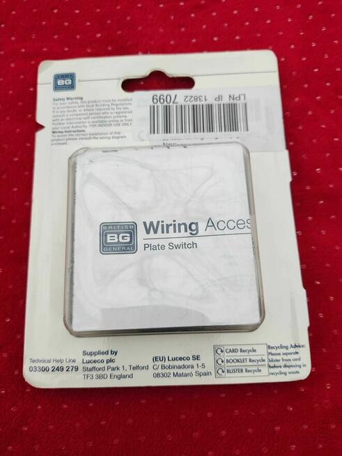 Potrójny Wyłącznik Światła Przełącznik Nexus 3 biegunowy