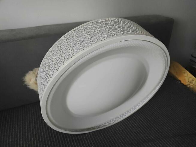 Lampa LED Plafon 5504-2L biała Sufitowa na Sufit duża ring