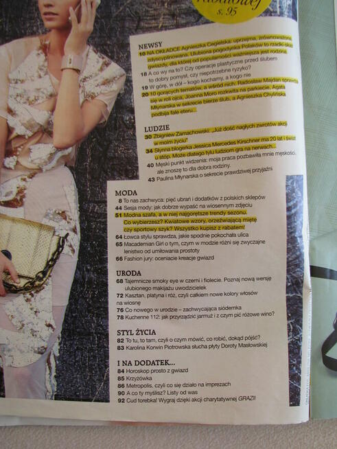 Magazyn Grazia – dwutygodnik nr 7 (36) 2014r.