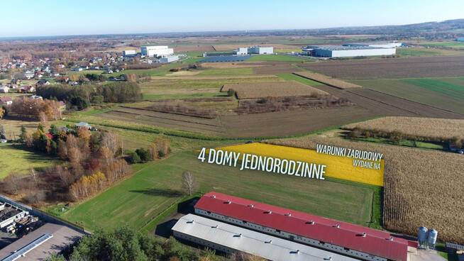 Działka 45a z WZ na 4 domy - Pustynia/Dębica