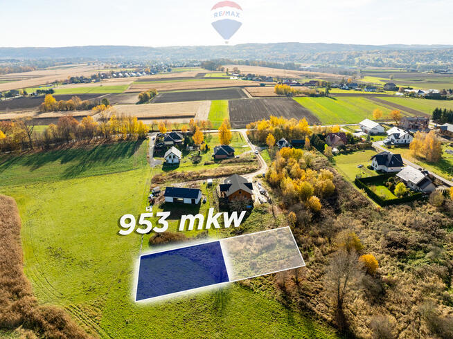 Budowlana działka w Siedlcu | Krzeszowice - 953mkw