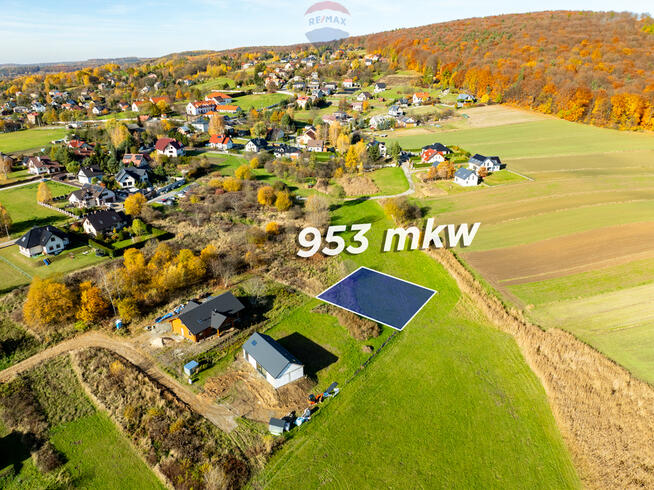 Budowlana działka w Siedlcu | Krzeszowice - 953mkw