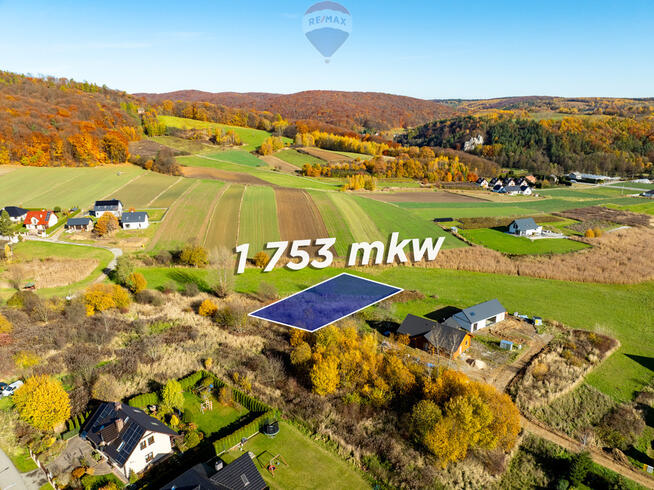 Budowlana działka w Siedlcu | Krzeszowice - 1753m2