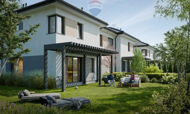 Nowoczesny dom bliźniak w Łazach 1_1B