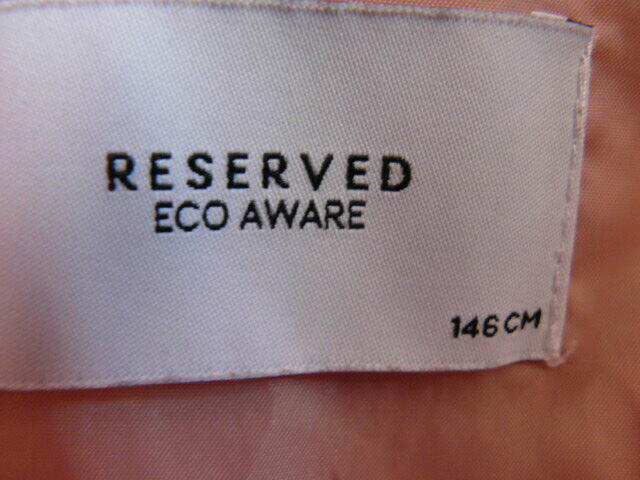 Reserved kurtka damska rozowa 146 cm