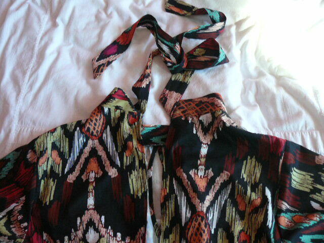 Sukienko-spodenki wiazane na szyi Shein 1XL