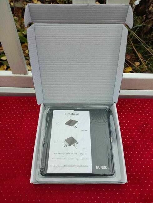 Nagrywarka Zewnętrzna Przenośna DVD CD Napęd Optyczny USB3.0